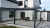 Eingebaute  elektrische Markise mit Wind und Sonnenwächter